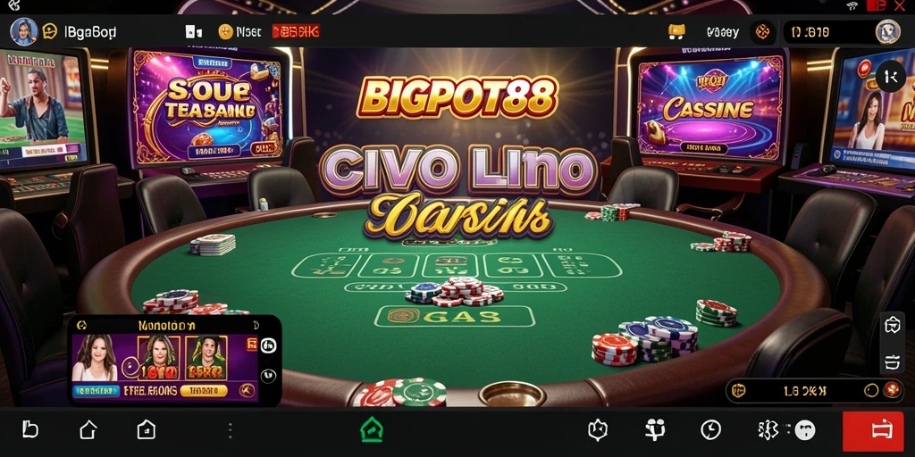 Gameplay seru di BIGPOT88 dengan dealer langsung dan interaksi real-time.
