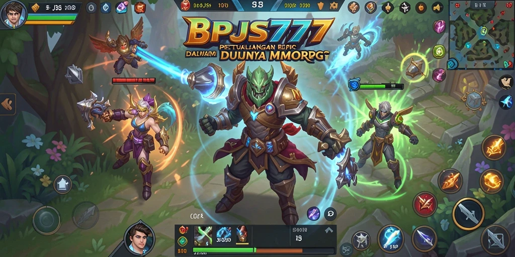Gameplay menarik di dunia petualangan MMORPG.