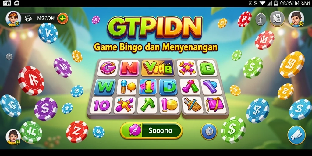 Gameplay seru GTPIDN dengan kartu Bingo yang menarik.
