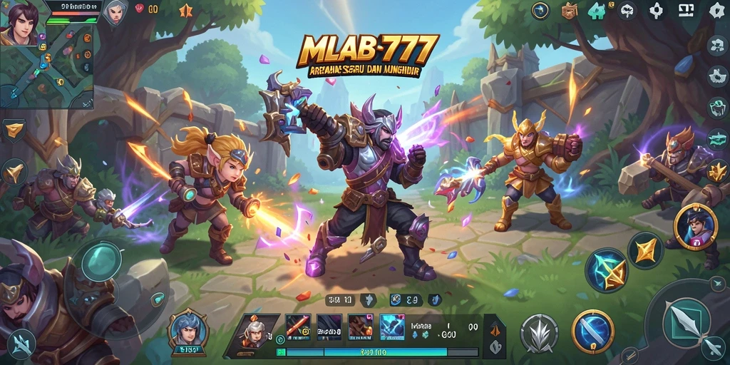 Tampilan menarik dari gameplay MLBB777 yang seru dan dinamis.