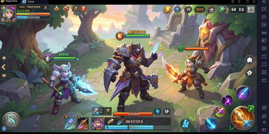 Gambaran gameplay NEOTOTO yang mendebarkan dan penuh aksi.