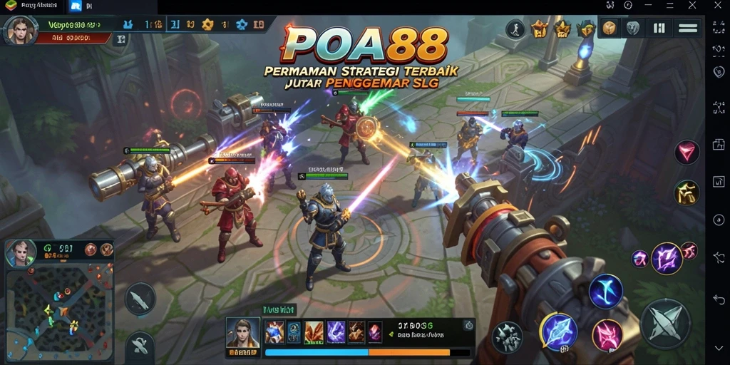 Tampilan gameplay POA88 yang mendebarkan dan interaktif.