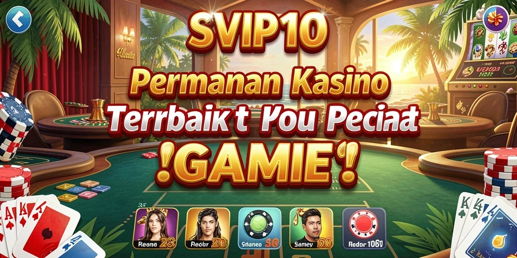 Tampilan menarik dan seru dari gameplay Kasino SVIP10.