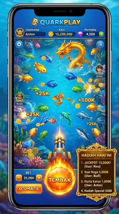 Proses pengunduhan aplikasi di Quarkplay yang cepat dan aman.